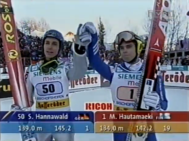 Sven Hannawald i Matti Hautamaeki (TVP)